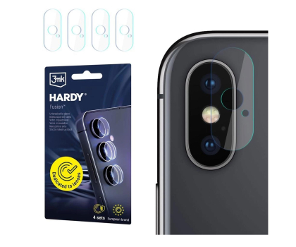 Szkło i folia ochronna 3mk Hardy Fusion Lens Protection do Apple iPhone X